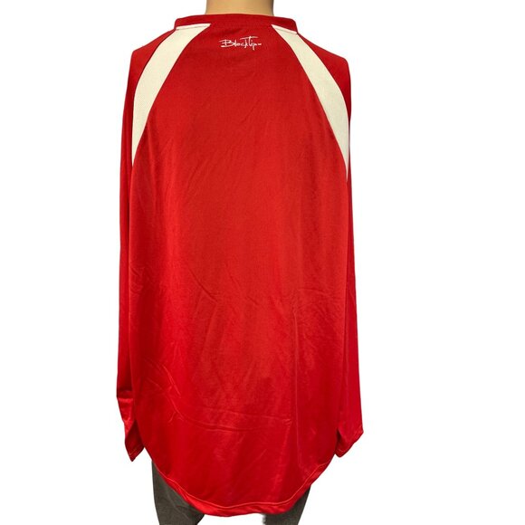 Black Tip Men's Sport Gill Long Sleeve Tee, Red, Size XXLarge - SKU 1994 - Picture 3 of 4